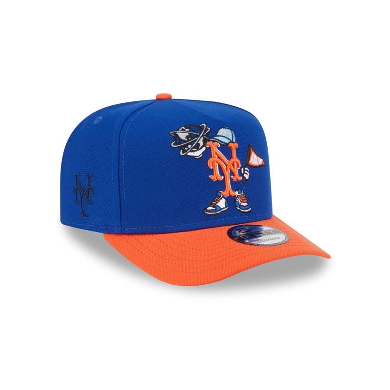New York Mets Cartoon 9FIFTY A-Frame Snapback Hat One Size