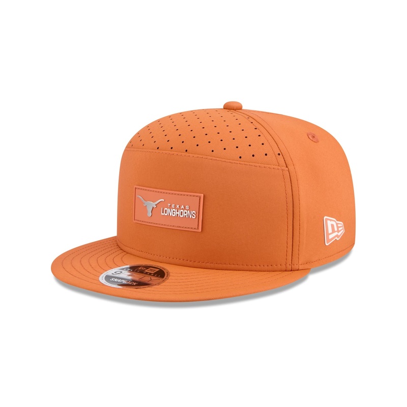 Texas Longhorns Hot Weather Split Panel 9FIFTY Snapback Hat One Size
