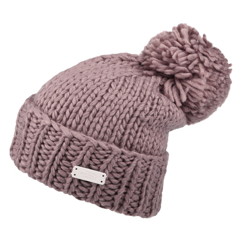 The North Face Hats Womens City Coziest Bobble Hat – Mauve 1-Size