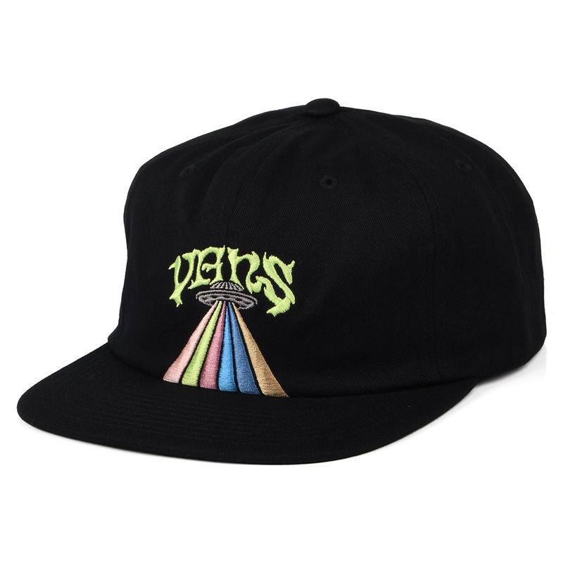 Vans Hats Whammy Low Unstructured Snapback Cap – Black Adjustable