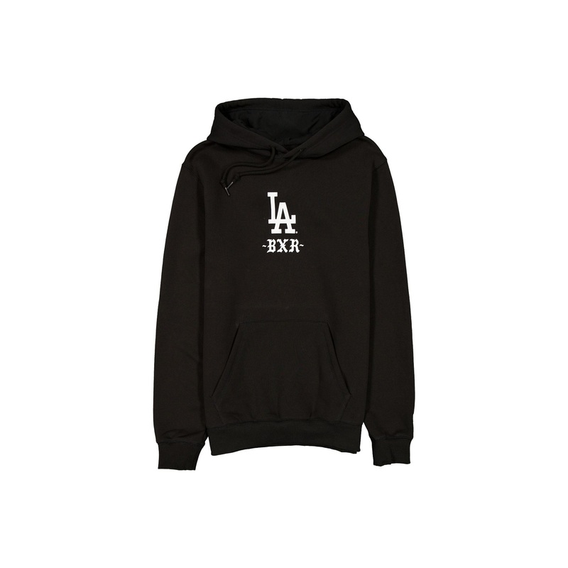 Born x Raised x Los Angeles Dodgers Fly Ball Black Hoodie S