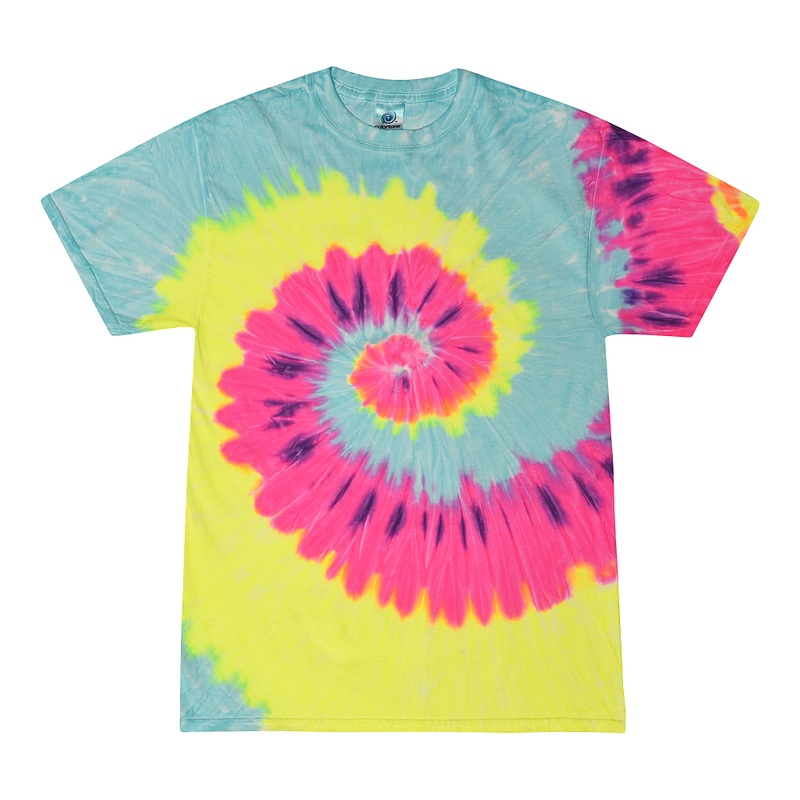 Colortone 1000 Multi-Color Tie-Dyed T-Shirt – Blast Blast S