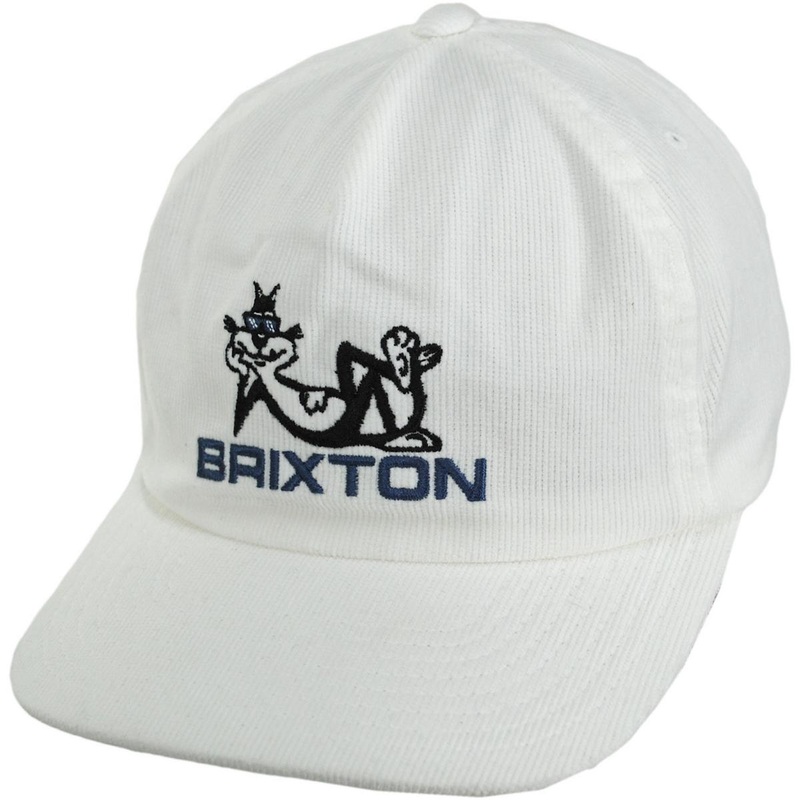 Cool Cat MP Cotton Corduroy Snapback Baseball Cap WHITE ADJUSTABLE