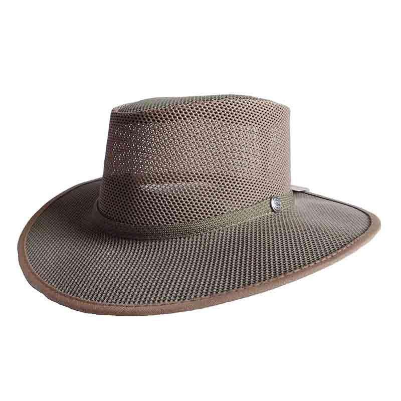 Head ‘N Home Cabana Beaver/Olive Two Tone SolAir Breathable Mesh Shade Hat up to XXL Beaver ML (58 cm – 71/4)