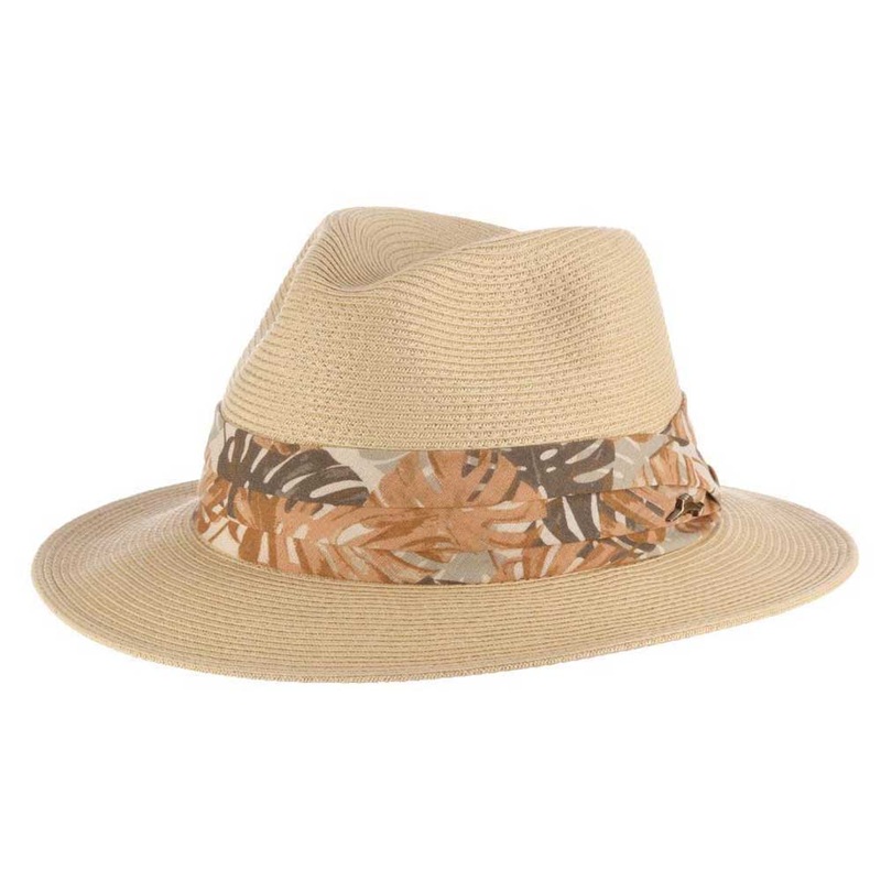 Ko Lipe – Tommy Bahama Men’s Safari Hat with Tropical Band Natural S/M (22 3/8″)