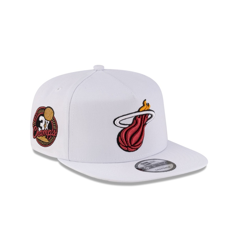 Miami Heat Champions 9FIFTY A-Frame Snapback Hat One Size