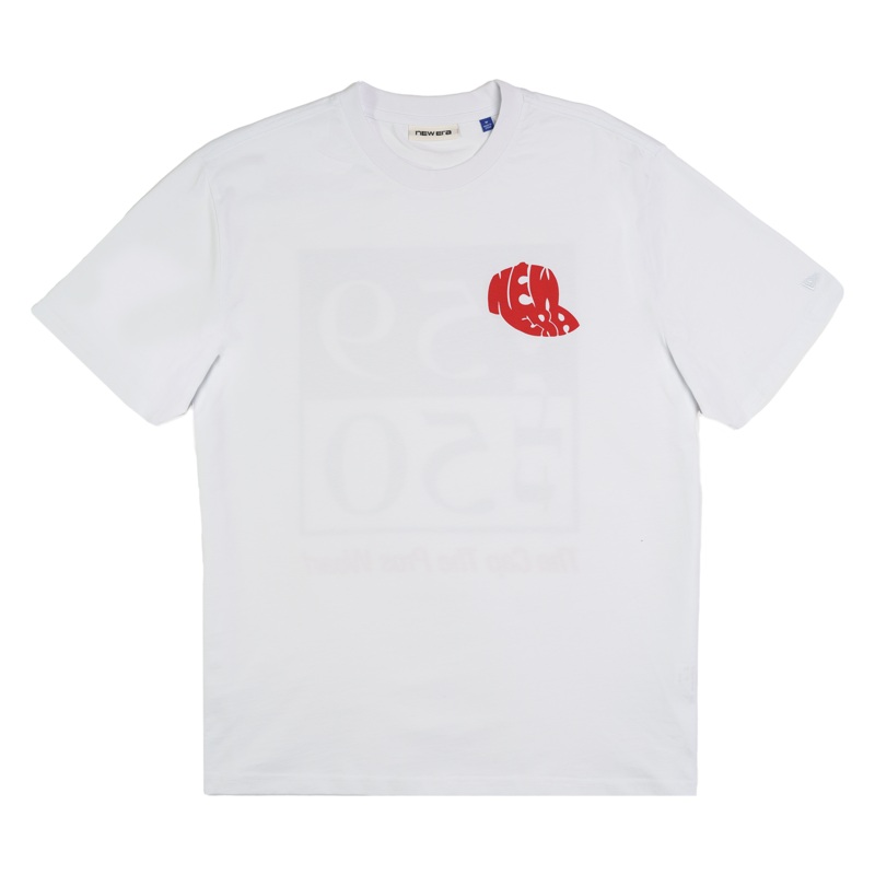 New Era Branded 59FIFTY Archivist Optic White T-Shirt S