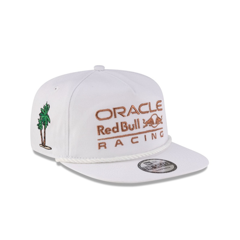 Oracle Red Bull Racing White Copper Golfer Hat One Size