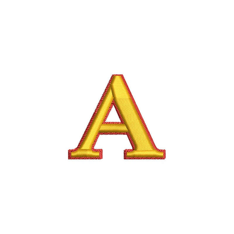 3D Puff Letter A Default Title One Size