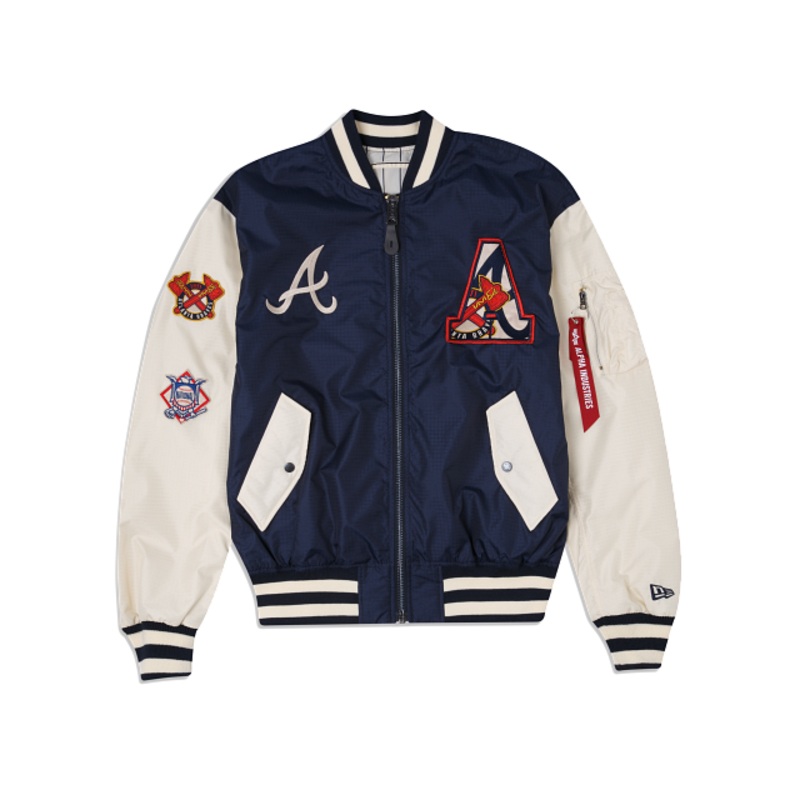 Alpha Industries X Atlanta Braves L-2B Bomber Jacket S