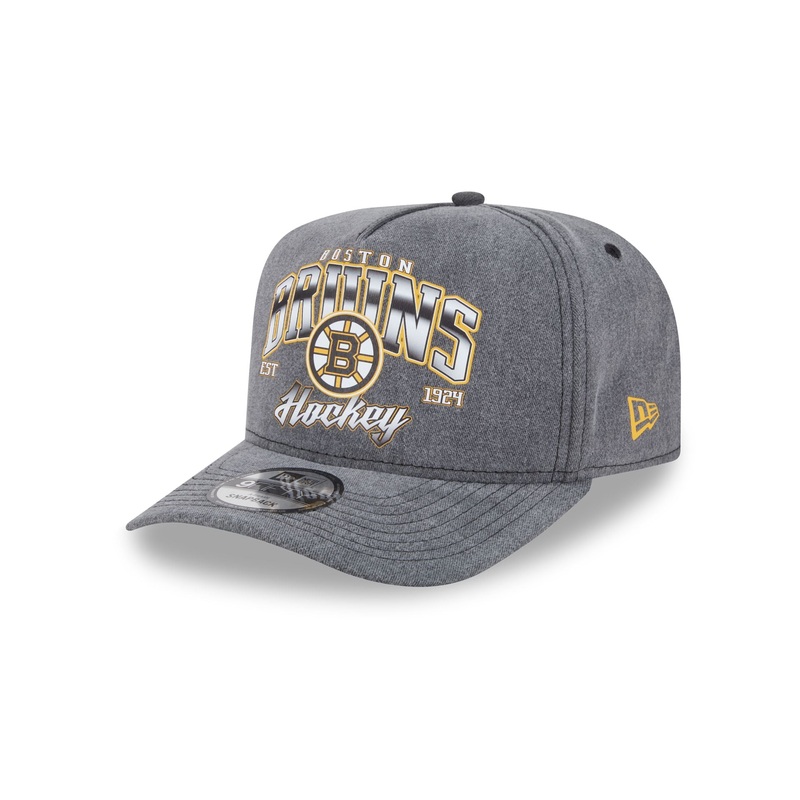 Boston Bruins Washed 9FIFTY A-Frame Snapback Hat One Size