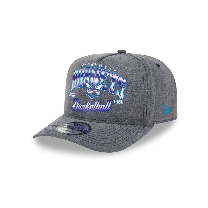 Charlotte Hornets Washed 9FIFTY A-Frame Snapback Hat One Size