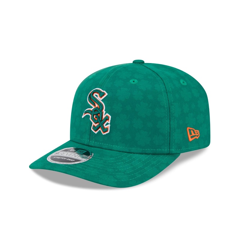 Chicago White Sox St. Patrick’s Day 2025 9SEVENTY Stretch-Snap Hat One Size