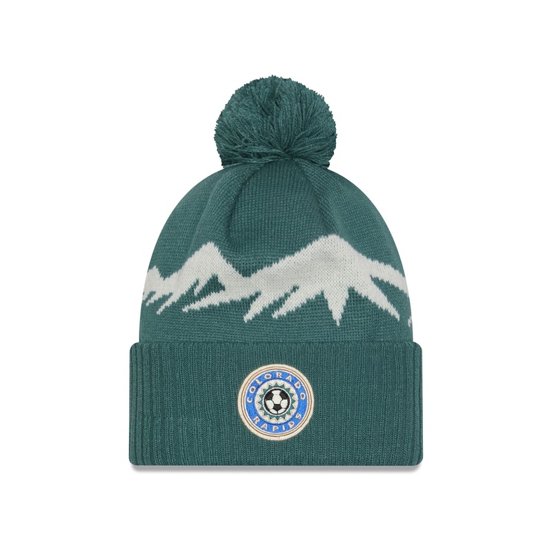 Colorado Rapids 2025 Jersey Hook Green Pom Knit Hat One Size