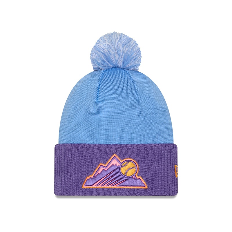 Colorado Rockies City Connect Pom Knit Hat One Size