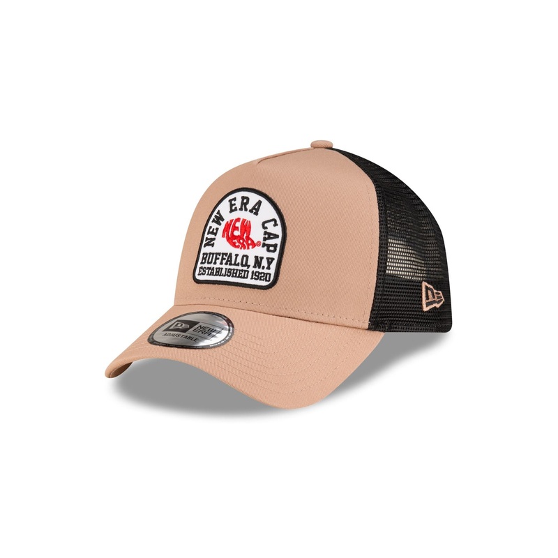 New Era Cap Tan Bug 9FORTY A-Frame Trucker Hat One Size