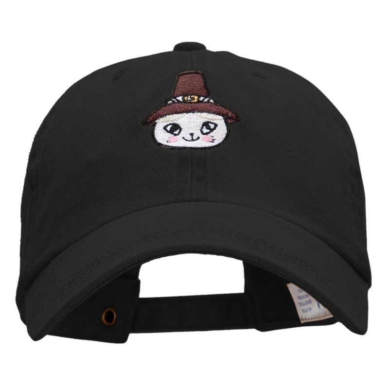 Pioneer Cat Embroidered Wash Cap Black One Size