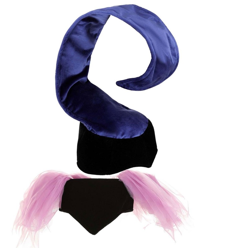 The Emporer’s New Groove Yzma Hat & Collar Kit PURPLE/BLACK ONE SIZE FITS MOST