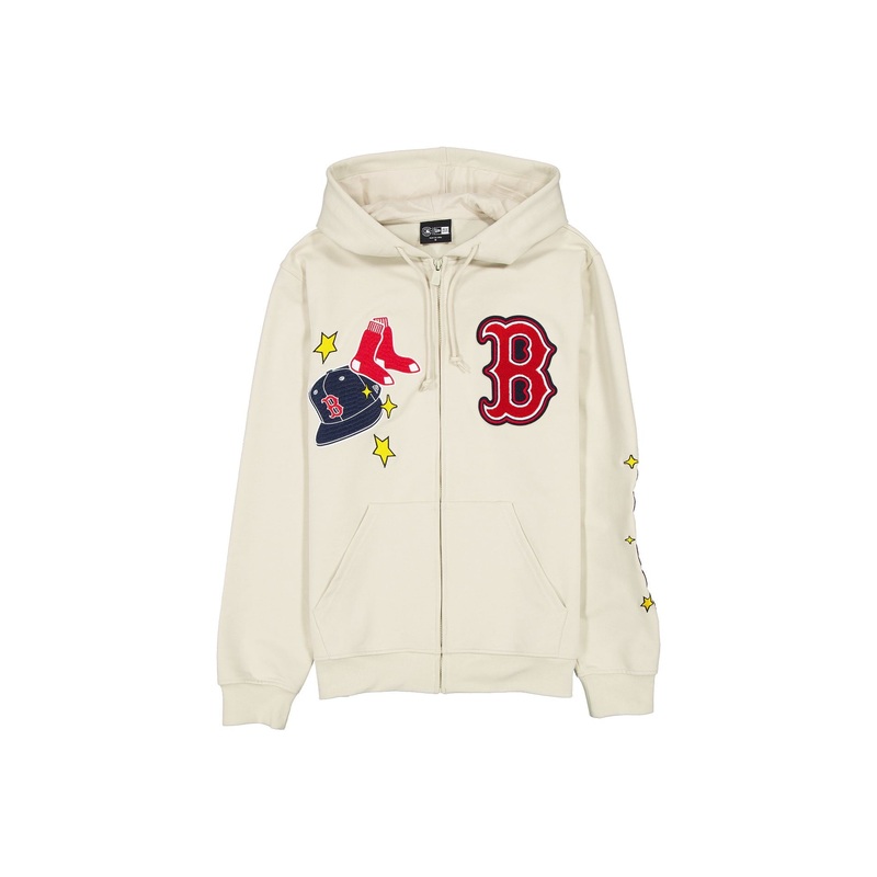 Boston Red Sox Stone Logo Select Full-Zip Hoodie S