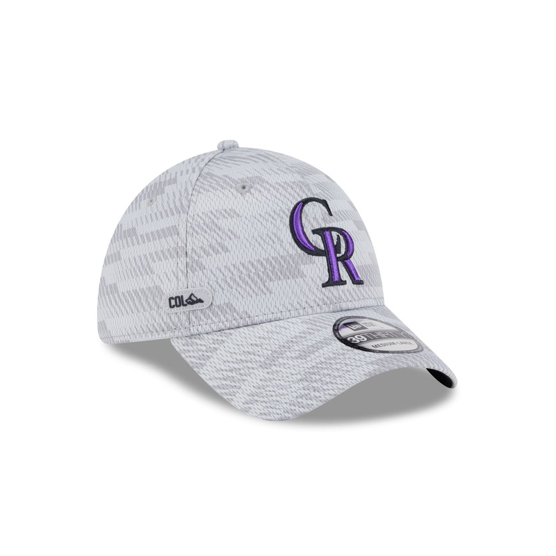 Colorado Rockies 2025 Clubhouse Gray 39THIRTY Stretch Fit S/M