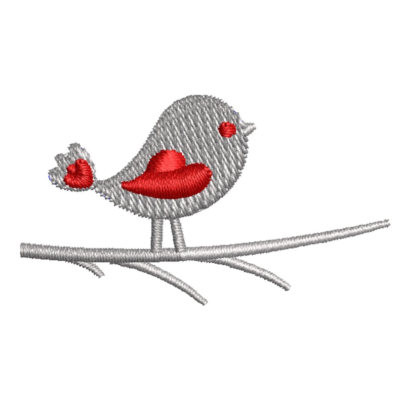 Cute Bird with Heart Cute Bird with Heart One Size