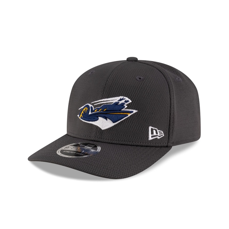 Memphis Showboats Gray 9SEVENTY Stretch-Snap Hat One Size