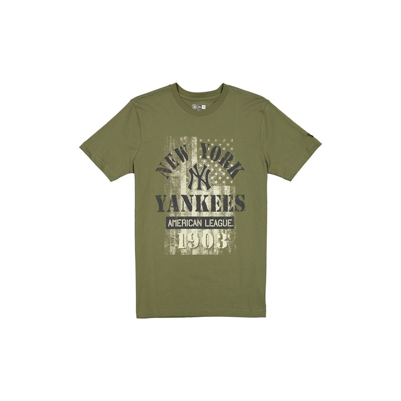 New York Yankees Armed Forces Day 2025 Green T-Shirt S