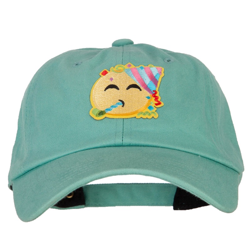 Party Icon Patched Unstructured Washed Cap Mint One Size