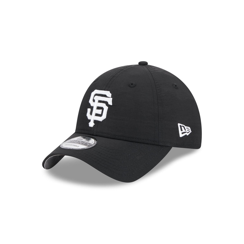 San Francisco Giants Everyday Nylon Black 9TWENTY Adjustable Hat One Size