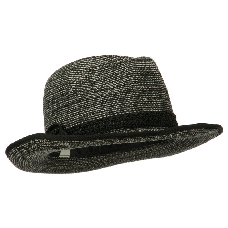 Women’s Triple Hat Band Wool Fedora Multi One Size