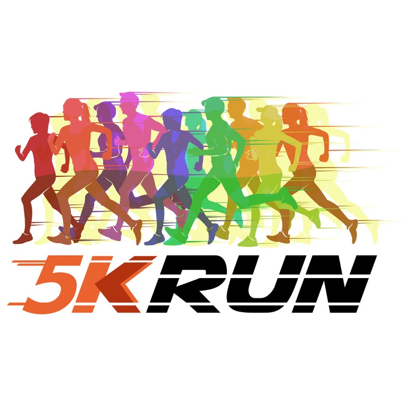 5k Running Design Default Title One Size
