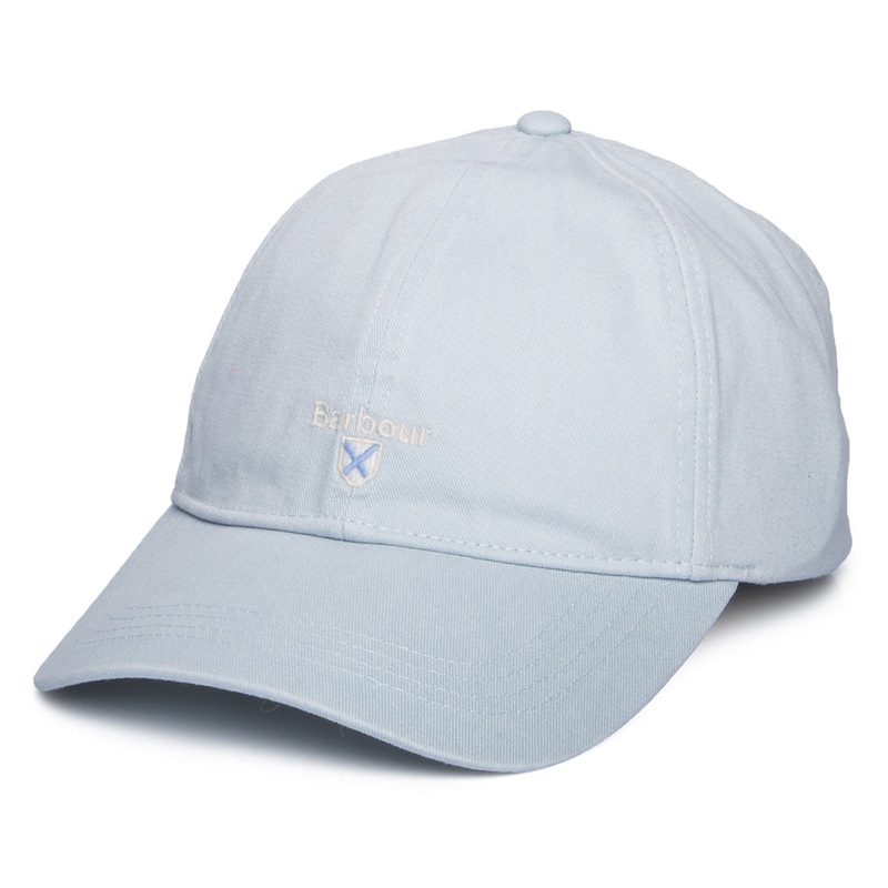 Barbour Hats Cascade Cotton Baseball Cap – Sky Blue Adjustable