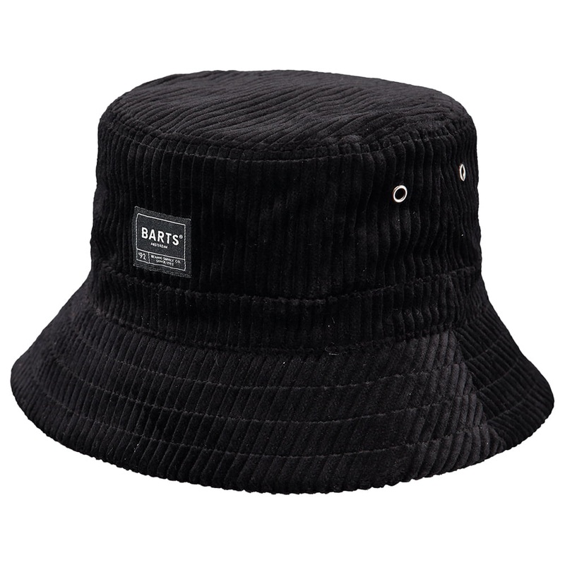 Barts Hats Idoho Corduroy Bucket Hat – Black 1-Size