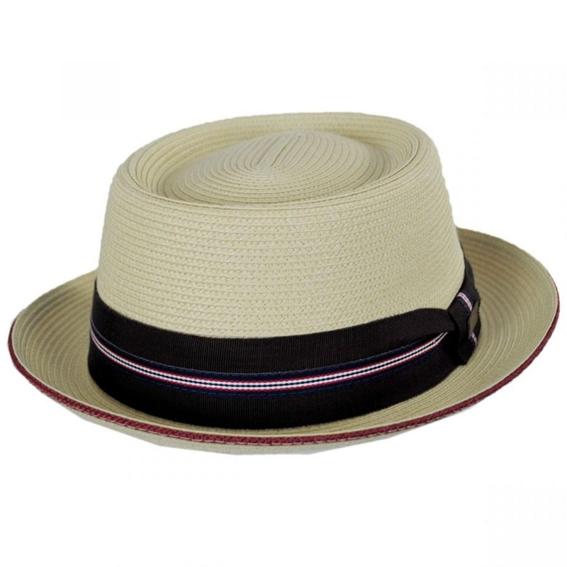 Carver Toyo Straw Blend Pork Pie Hat NATURAL S