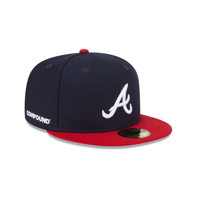 Compound x Atlanta Braves 59FIFTY Fitted Hat 7