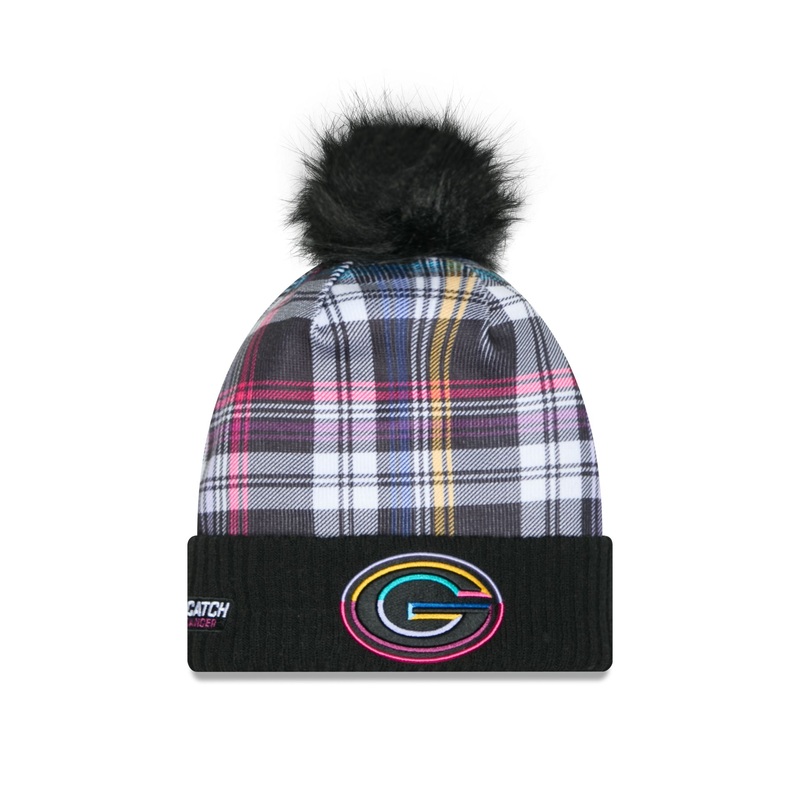 Green Bay Packers 2024 Crucial Catch Women’s Pom Knit Hat One Size