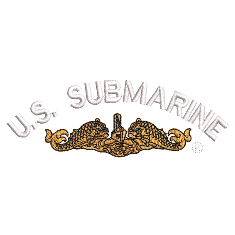 Licensed Golden US Submarine Symbol Licensed Golden US Submarine Symbol One Size