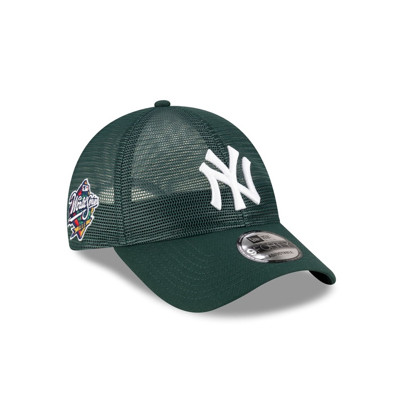 New York Yankees Dark Green Mesh 9FORTY Snapback Hat One Size