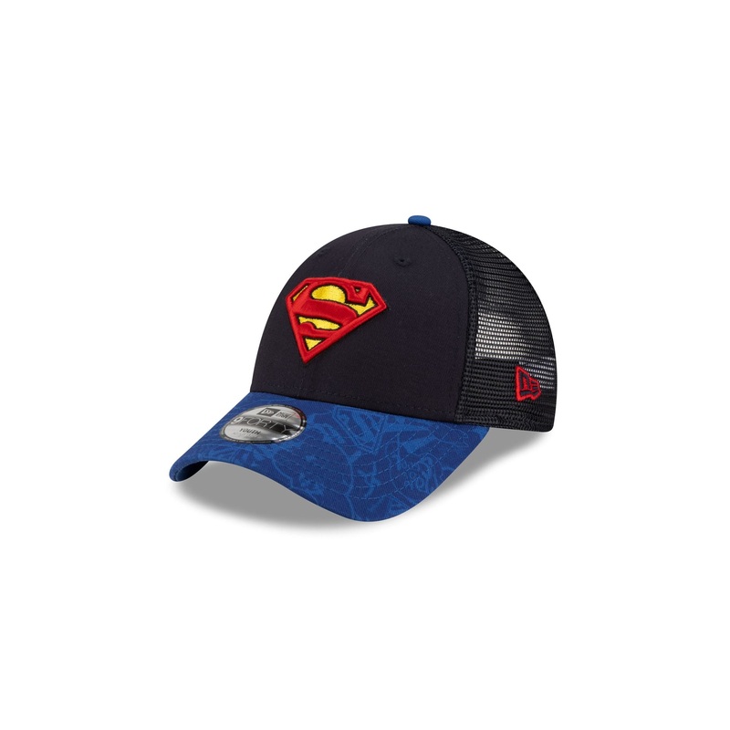 Superman Blue Youth 9FORTY Trucker Hat Youth