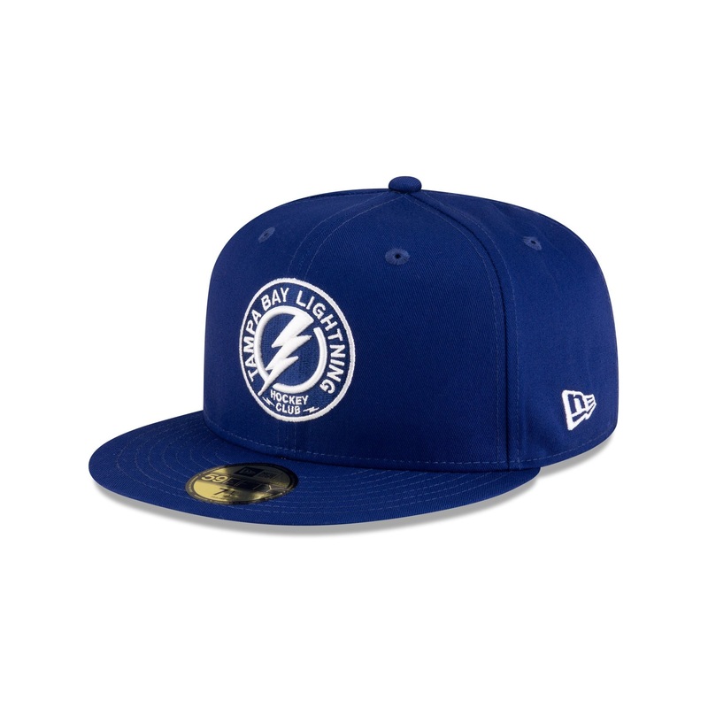 Tampa Bay Lightning Blue 59FIFTY Fitted Hat 7