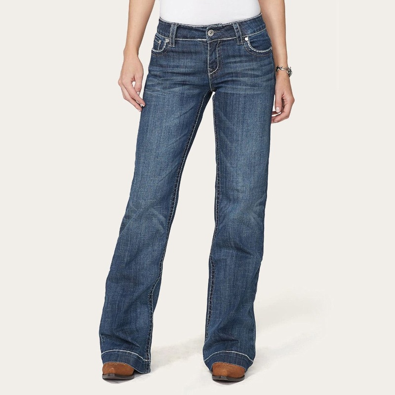 214 City Trouser Jeans With Chevron Back Pocket Blue 00 R