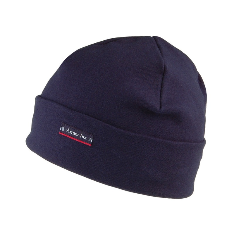 Armor Lux Treguier Cotton Beanie Hat – Navy Blue 1-Size