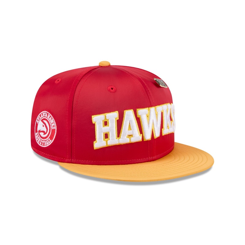 Atlanta Hawks Spring Satin 59FIFTY Fitted Hat 7