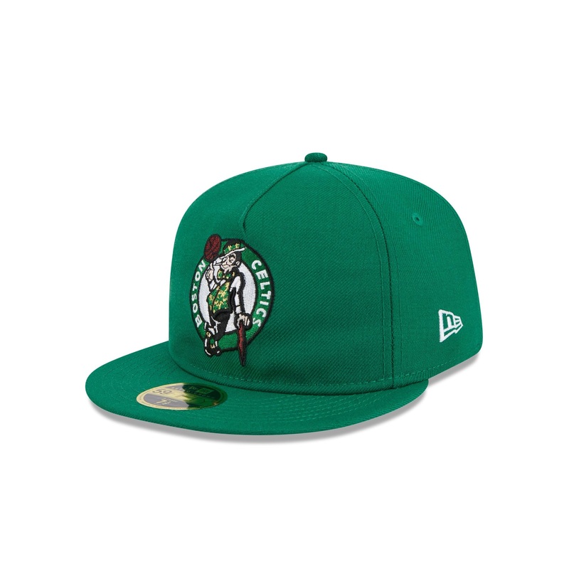 Boston Celtics Boho Wool Retro Crown 59FIFTY Fitted Hat 7