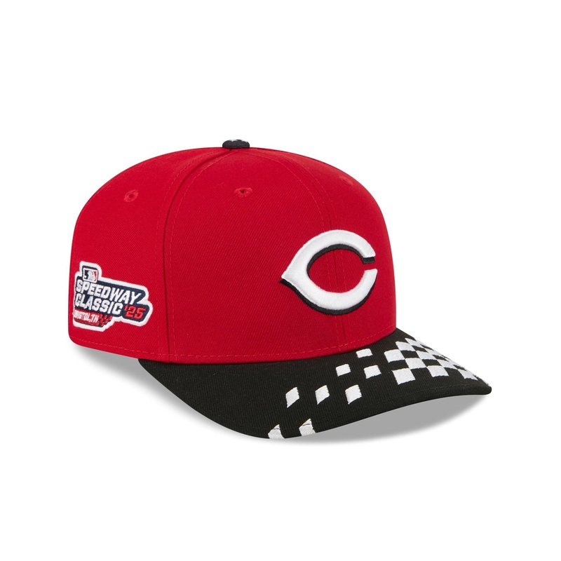 Cincinnati Reds Speedway Classic 9SEVENTY Stretch-Snap Hat One Size