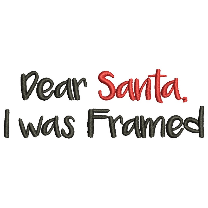 Dear Santa I Was Framed Default Title One Size