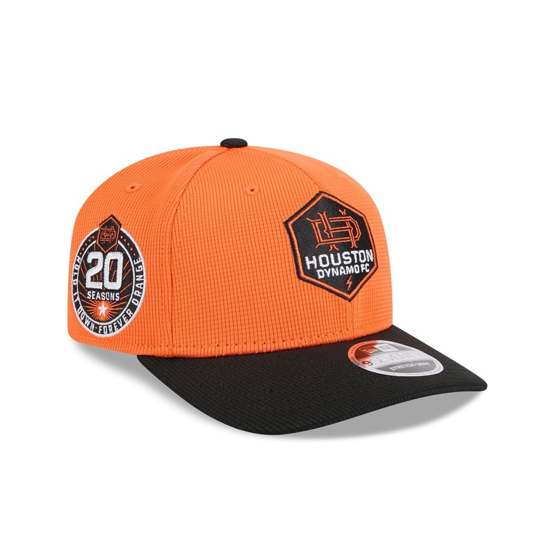 Houston Dynamo 2025 Jersey Hook 9SEVENTY Stretch-Snap Hat One Size