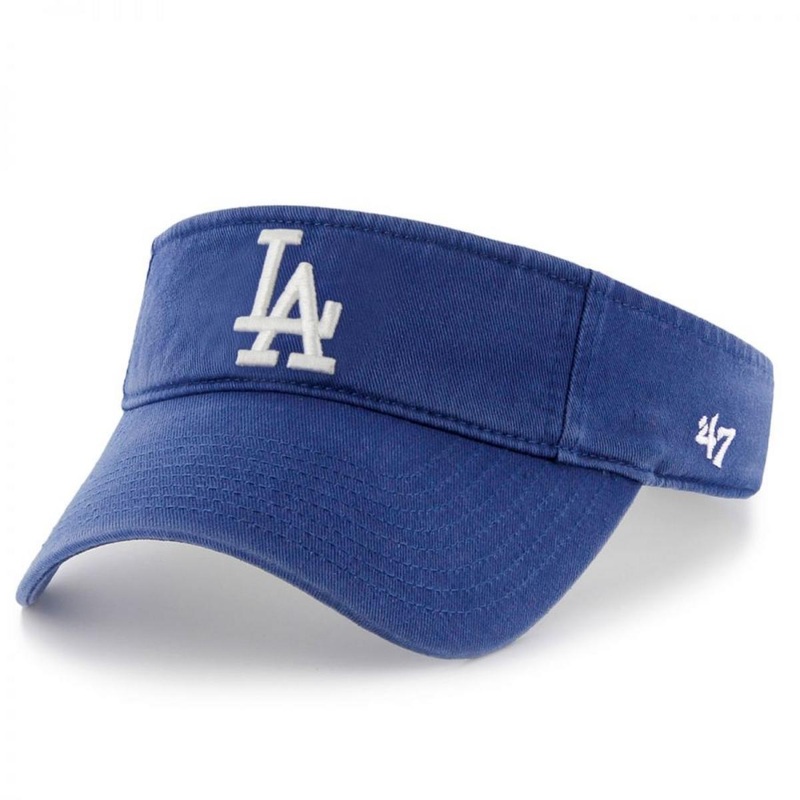 Los Angeles Dodgers MLB Clean Up Adjustable Visor ROYAL BLUE ADJUSTABLE