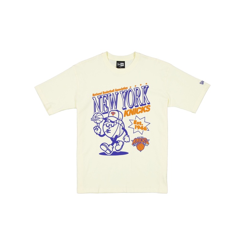 New York Knicks Sport Classics Chrome White T-Shirt S
