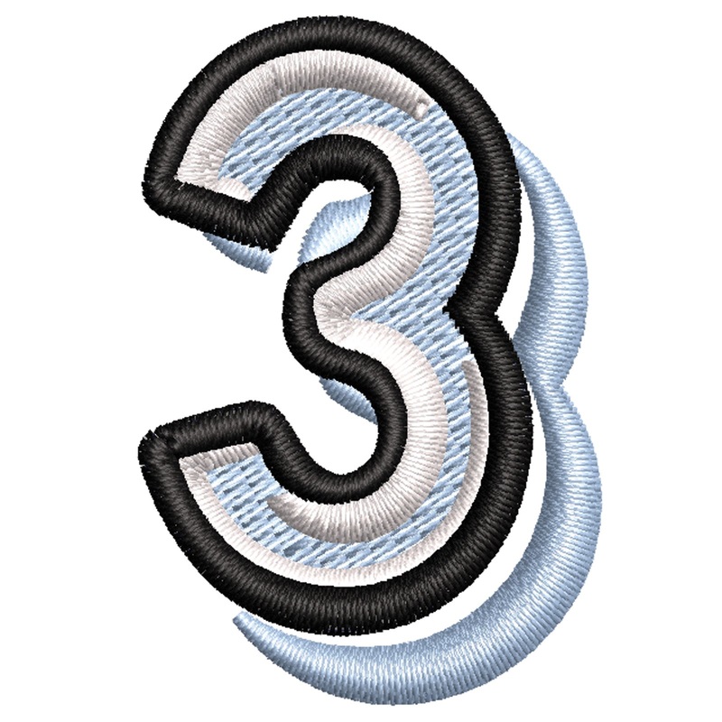 Number 3 Number 3 One Size